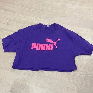 💜💕PUMA Crop Top Large
